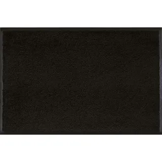 wash+dry by Kleen-Tex Fußmatte "Original Uni, Schmutzfangteppich" rechteckig 9 mm Höhe Schmutzmatte, rutschhemmend, auch als Läufer erhältlich, schwarz