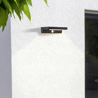 Brilliant Außenwandleuchte Kunststoff 5,0 cm inkl. Bewegungsmelder schwarz