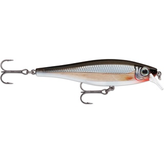 Rapala - BX Minnow Angelköder - Angelzubehör aus Balsaholz - Süßwasser Spinnköder - Friedfische und Raubfische - Lauftiefe 0.9-1.5m - Fischköder 10cm, 12g - Hergestellt in Estland - Silver