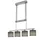 Garda 4-flg. 13 cm grau