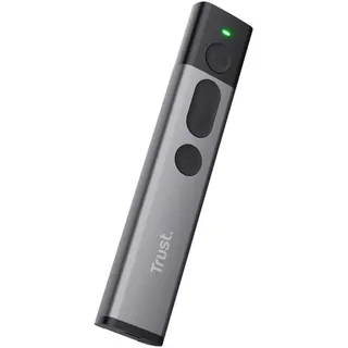 Trust Kazun Aluminium Wireless Presenter schwarz/grau, USB (23333)