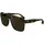 VB671S Unisex-Sonnenbrille Vollrand Quadratisch Acetat-Gestell braun