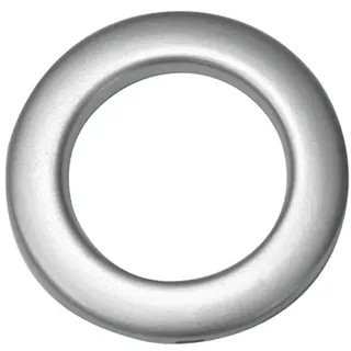 GARDINIA Stoffösen Silber matt 5,5 cm, x 3,5 cm 10-er Pack