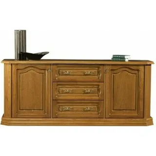 Landhaus Kommode Kommoden Schrank Kommodenschrank Sideboard Möbel Holz Sideboard - Braun