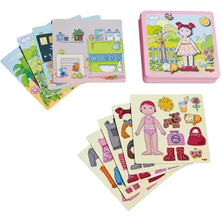 HABA Magnetspiel-Box Anziehpuppe Lilli mehrfarbig