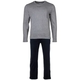 Marc O'Polo Pyjama Mix&Match Grau/Dunkelblau M