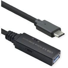 Bild USB 3.2 Gen 1 Aktives Repeater Kabel, Typ A - C, schwarz, 10 m