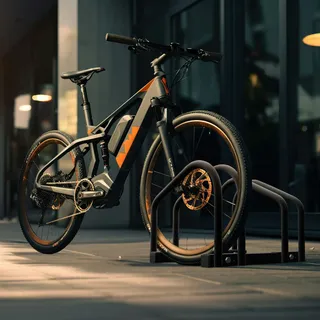 Relaxdays Fahrradständer, für 2 Fahrräder, Stahl Bodenparker, Reifenbreite 60mm, Abstellständer, Fahrradstand, anthrazit