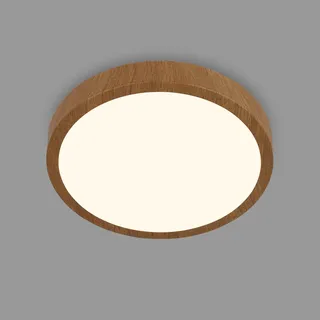 Briloner Runa Wood 1 LED rund Holzfarbig 38 x 5 cm