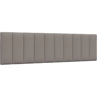 vidaXL Kopfteil-Kissen Hanko Taupe 180 cm Stoff