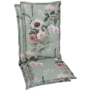 GO-DE Hochlehner Auflage 120 x 50 x 7 cm grün 2 St.