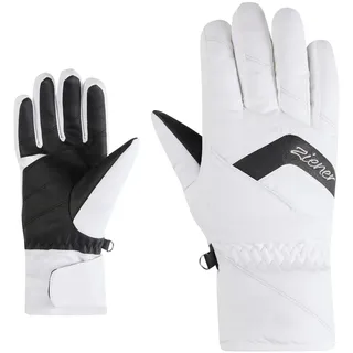 Ziener Karion-Z Skihandschuhe Damen Weiß 8,5