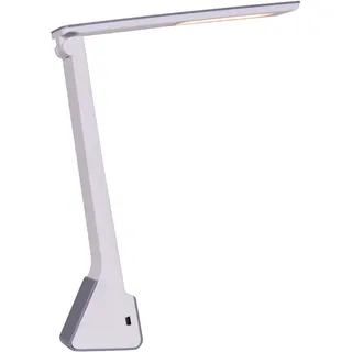 NÄVE LED Tischleuchte "AKKU", grau (grau, weiß), 1, H: 26cm, 1 Stk., Leuchten, LED Tischleuchte