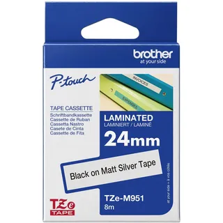 Brother TZE-M951 Farbbandkassette - Silver