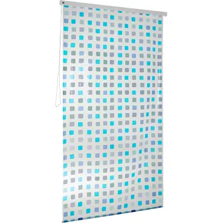 KLEINE WOLKE Duschrollo 128 x 240 cm blau