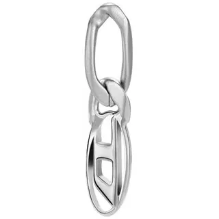Diesel Men's Stainless Steel with Hoop closure dangle Earrings