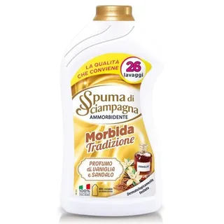 Spuma Di Sciampagna Vanille Weichspüler 1300 Ml, 26 Messbecher Gelb