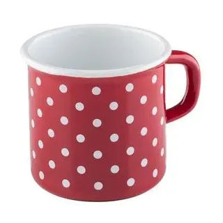 RIESS Kaffeetasse 0,375 l Pünktchen Rot