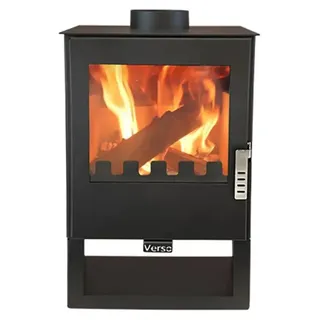 Kaminofen modern stove 3, A 80.20%, 7.7 kW, 450 x 350 x 745 mm - Schwarz