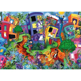 Ravensburger Erwachsenenpuzzle 1000 Teile - Marienkäferweg