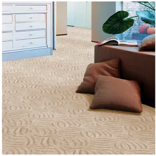 Andiamo »Emmy, Strukturschlinge, Made in Belgium« rechteckig 9 mm, Höhe gemustert, Breite 400 cm, Hoch-Tief Effekt, pflegeleicht, Wohnzimmer,