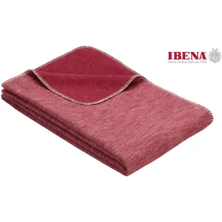 IBENA Lausanne Kuscheldecke 140 x 200 cm Rot