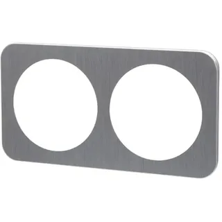 Glowster Hochwertiges Aluminium-Wandschild, erhältlich in elegantem Silber. Entworfen für 2 Schlüssel, vereint Funktionalität und Stil in einem einzigen Produkt.