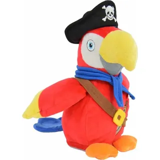 Labertier Piraten Papagei PARRY, inkl. Batterien, 22,5x16x20,5cm