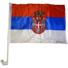 Bild von Autoflagge Serbien 30 x 40 cm