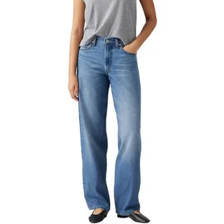 Levi's Damen Baggy Dad Jeans, Heavy Check, 24W ® 32L