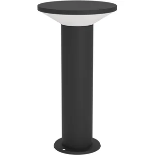EGLO Außenleuchte Kunststoff/Metall/Stahl H:35 cm Ø:18,5 cm 1x10W IP44 schwarz
