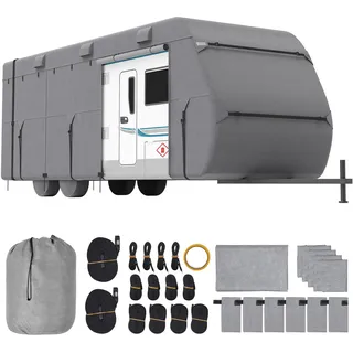 Vevor Wohnwagen-Schutzhülle 7,3-8,2 m Grau