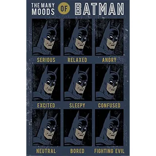 Batman DC Originals Maxi Poster The Many Moods Of Batman 61 x 91,5 cm