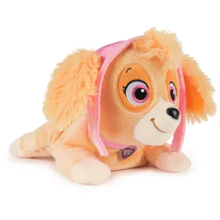 PAW PATROL GUND Skye Plush, Official Toys, Lounging Skye Plush Toy, Weighted Stuffed Animal, Sensory Toy for Ages 1 and Up, 8”