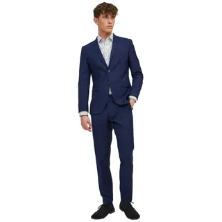 JACK & JONES Male Einreihiger Blazer und Hose JPRSOLARIS Slim Fit Anzug | Slim Fit, Einfarbig, Langarm, Formal, Nicht waschen