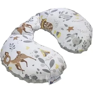 Medi Partners Nackenhörnchen 100 x 30 cm Reh mit grauem Minky