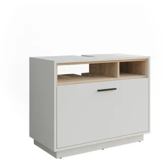 Vicco Waschbeckenunterschrank 80 x 64 cm Weiß/Sonoma