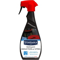 STARWAX Reinigungsmittel für Glaskeramik und Induktion – 500 ml – ideal zum Reinigen von Glaskeramik- und beschichteten Kochfeldern – glänzender Untergrund – ohne Spuren