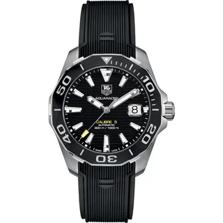 Tag Heuer Aquaracer Herrenuhr silber schwarz WAY211A.FT6151 - Schwarz