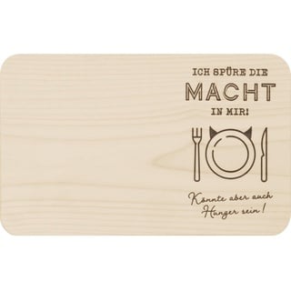 GRUSS & CO Sheepworld Schneidbrett aus Ahornholz, mit eingebranntem Text, 24 cm x 15 cm x 1 cm | Brotzeit, Frühstück, Kochen, Geschenk | 48070