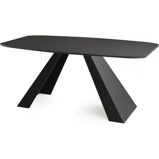 WFL GROUP Monte 180 x 76 x 90 cm schwarz