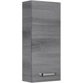 Sadena Hängeschrank , Graphitfarben , Metall , 2 Fächer , 30x70x17 cm , Typenauswahl , Badezimmer, Badmöbel, Hängeschränke