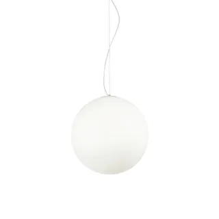 Ideal Lux Hängeleuchte , Weiß , Glas , Kugel , 65 cm , Lampen & Leuchten, Innenbeleuchtung, Hängeleuchten, Pendelleuchten