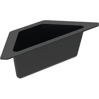 Schock Eckschale aus Kunststoff schwarz (629733)