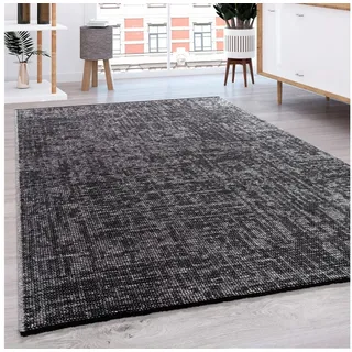 Paco Home Teppich Wohnzimmer Flachgewebe Modern Sisal Muster Pastell Fransen, Grösse:60x100 cm, Grau