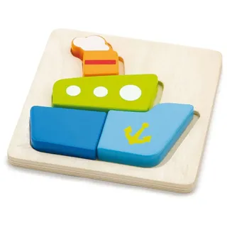 VIGA Holzpuzzle Schiff