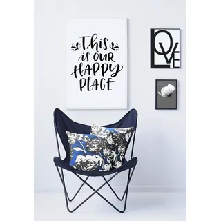 APELT Evelyn 45 x 45 cm Blau