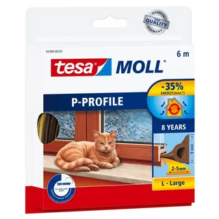 Tesa tesamoll® P-Profil Fenster-Dichtungsband braun