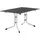 Gartentisch Klapptisch 140 x 90 x 73 cm Graphit/Schieferdekor Anthrazit