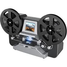 DIGITNOW!Super 8 Filmscanner,Normal Video 8 Digitalisierer,Converts Filmrollen in Digitales MPEG HD1080P,inkl. 32 GB Speicherkarte und 2,4" LCD MovieMaker/Film Digitize,Grau